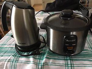 Kettle and Rice Cooker