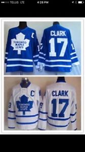 Toronto Maple Leafs Wendell Clark Jersey L