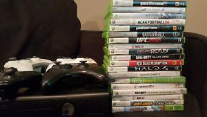 Xbox 360 with 19 games