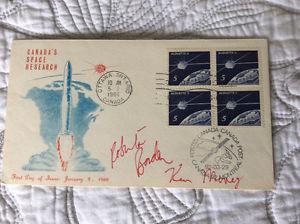Astronaut on first day cover