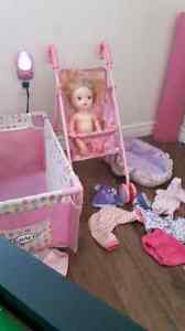 Doll stroller bed and all 25 bucks !! Come get it