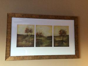 Five Beautifully Matted and Framed Prints