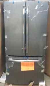Ge profile new slate stainless steel french door ice water