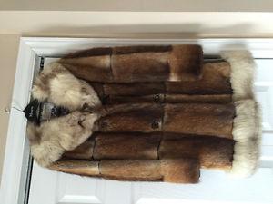 Genuine fur coat