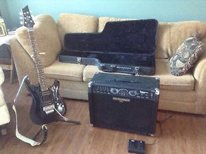Guitar and amp for sale like new