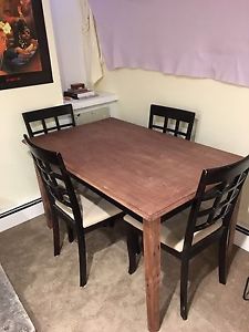 Kitchen table and chair set