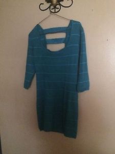 Knitted cut out dress size large
