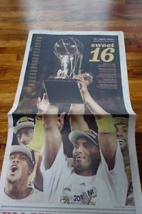 L.A. Lakers  Championship Special L.A. Times Section