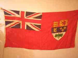 Red Ensign Antique Canada Flag