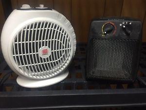 Space heaters work great!