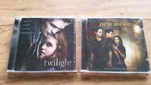 Twilight and Newmoon Soundtrack CD's