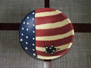 US flag themed decorative bowl
