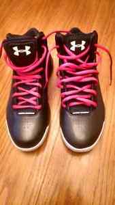 Under Armour Basketball sneakers.