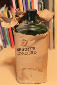 Vintage Bright's Concord Port or Sherry Bottle Orig.Package