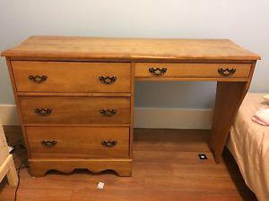 Wooden desk