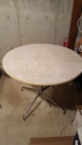 small circular table