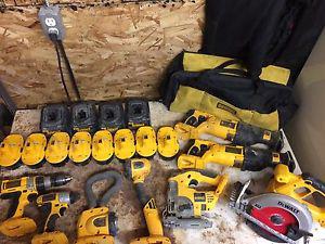 18 volt Dewalt tools