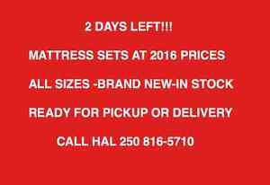 2 DAYS LEFT ON MATTRESS SETS AT  PRICES
