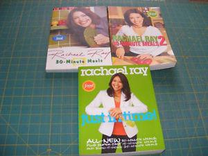3 RACHAEL RAY COOKBOOKS - SELLING AS 1 LOT ONLY