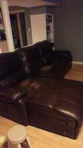3 piece leather recliners