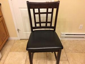 4 bar height chairs