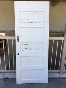 Antique 5 panel door