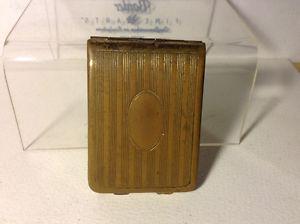 Antique Vintage Match Safe Box Holder