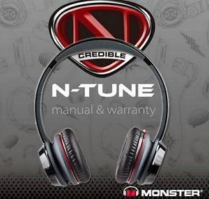 BLACK MONSTER N-TUNE OVER EAR HEADPHONES
