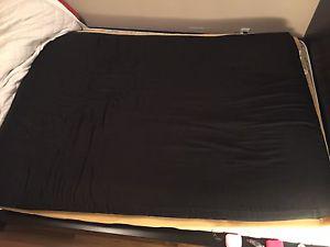 Black futon mattress (no frame)