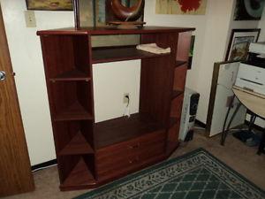Cherry Wood TV Stand in excellent condition.