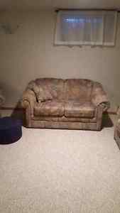 Couch love seat and chair like new