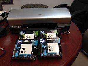 HP desktop printer and new ink