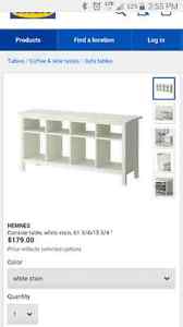 IKEA hemnes console table! Brand new in box! White stain