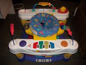 Infant music playcenter seat w/ Piano steps