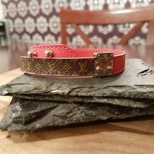 LV leather bracelet