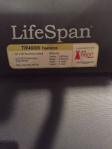 Lifespan TR i Folding Treadmill