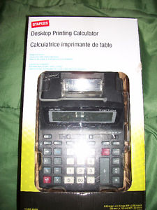 New In Box - staples printing calculator