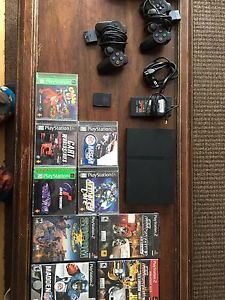 Ps2 bundle (games + controllers + memory card + and console)