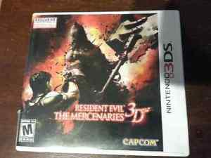 Resident Evil The Mercenaries 3D Nintendo 3DS Video Game CIB