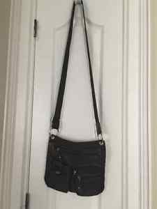 Roots Crossbody purse made in Canada