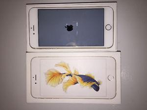 Sasktel iPhone 6s Plus (white & gold colour)