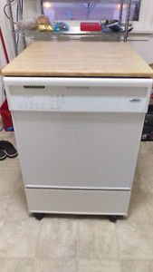 Stand-alone "portable" Whirlpool dishwasher