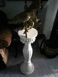 Vintage Ceramic Ornate Statue Stand