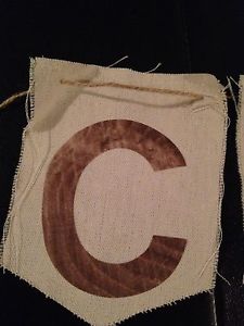 Wanted: Burlap cards sign