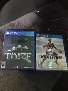 Wanted: PS4 GAMES (Theif& NBA Live 15