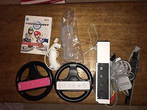 White Wii Console with GameCube Option