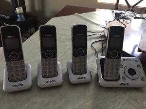 vtech 4 handset Cordless Phone
