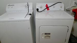 washer and dryer (dryer needs repair)