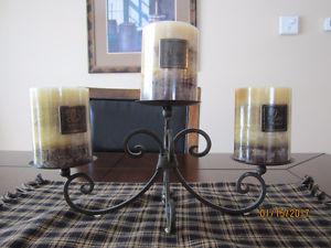 3 Tier Iron Candle Holder