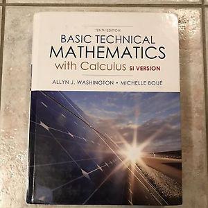 Basic Technical Mathematics with Calculus SI Version